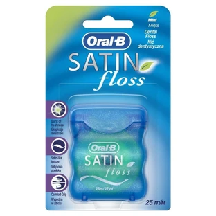 Зубна нитка Oral-B Satin Floss Ni dental mit, 25 м