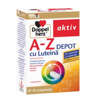 A-Z Depot с лютеином, 30 капсул+10 капсул, Doppelherz