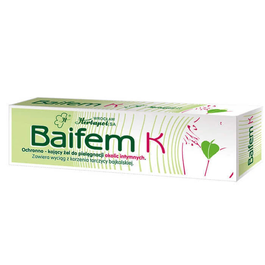 Гель Baifem K для догляду за інтимними зонами, заспокійливий, 40 г: ціни та характеристики