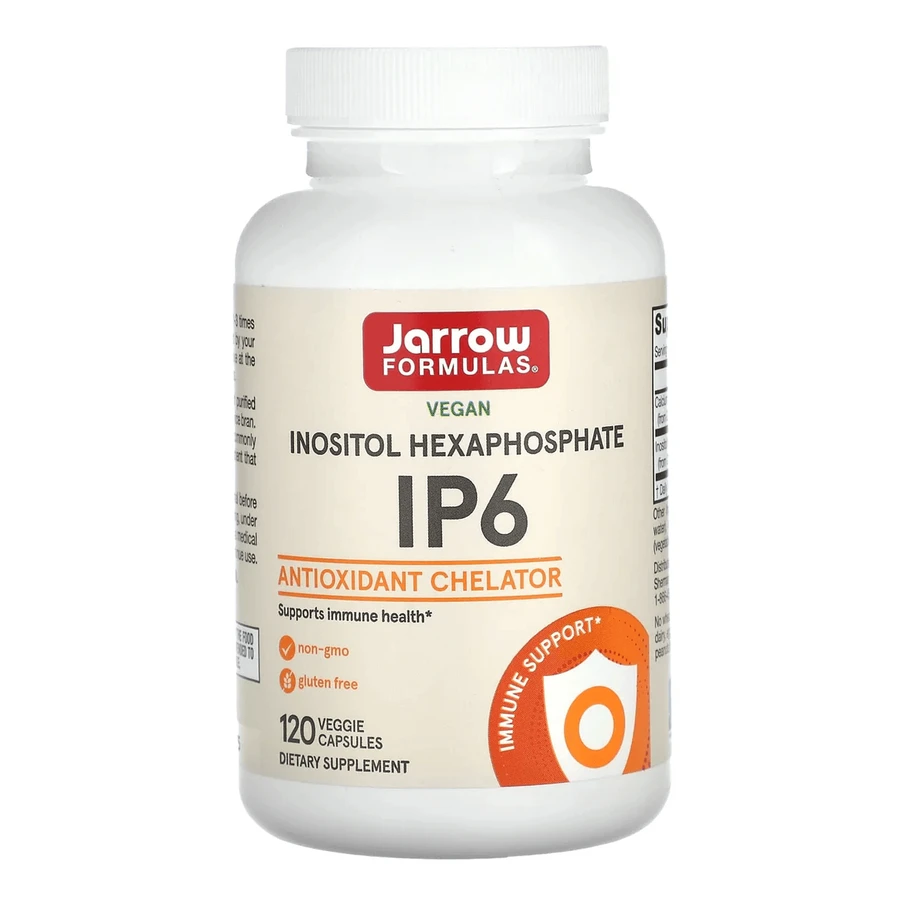 Jarrow Formulas IP6, інозитол гексафосфат 500 мг, 120 вегетеріанських капсул: ціни та характеристики