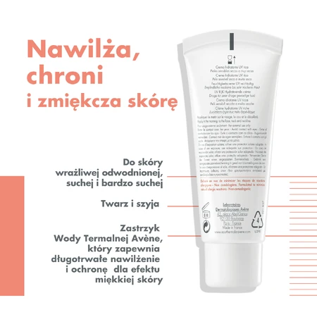 Eau Thermale Avene, Hydrance UV-Riche, Насыщенный увлажняющий крем, SPF 30, 40 мл: цены и характеристики