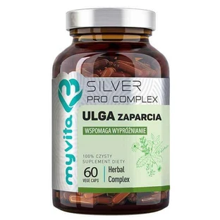 MyVita Silver Pro Complex Constipation Relief, 60 вегетарианских капсул