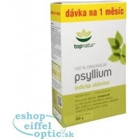 topnatur PSYLLIUM FIBER коробка 1×300 г, дієтична добавка: ціни та характеристики