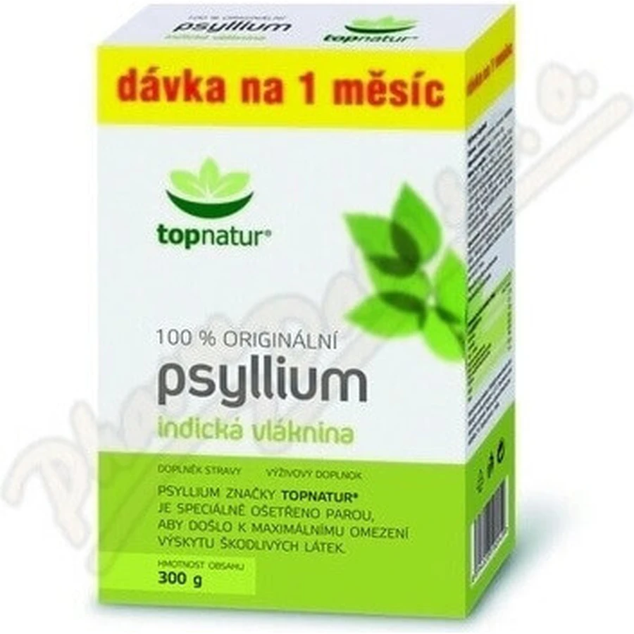 topnatur PSYLLIUM FIBER коробка 1×300 г, дієтична добавка: ціни та характеристики