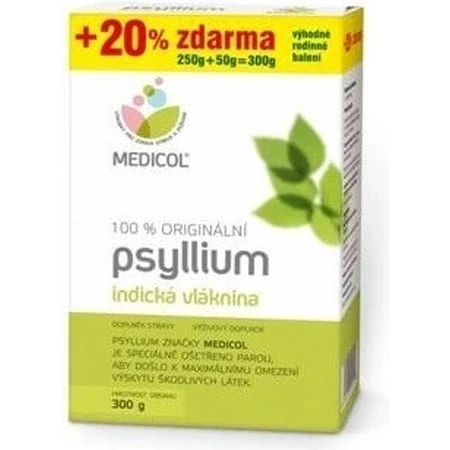 topnatur PSYLLIUM FIBER коробка 1×300 г, дієтична добавка: ціни та характеристики