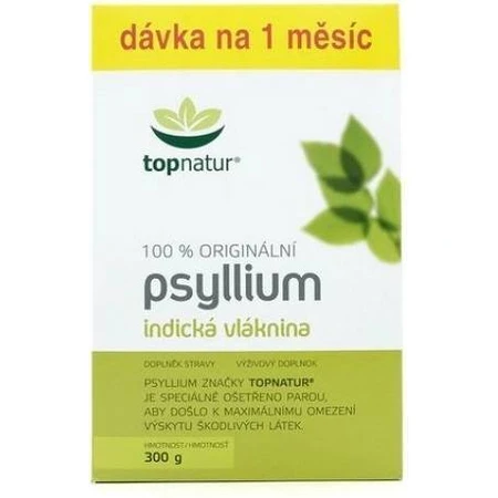 topnatur PSYLLIUM FIBER коробка 1×300 г, дієтична добавка: ціни та характеристики