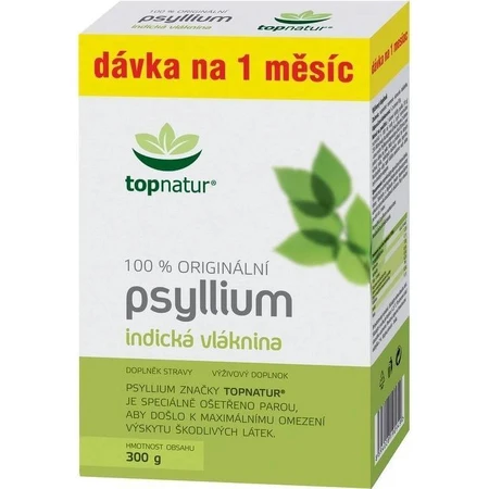 topnatur PSYLLIUM FIBER коробка 1×300 г, дієтична добавка: ціни та характеристики