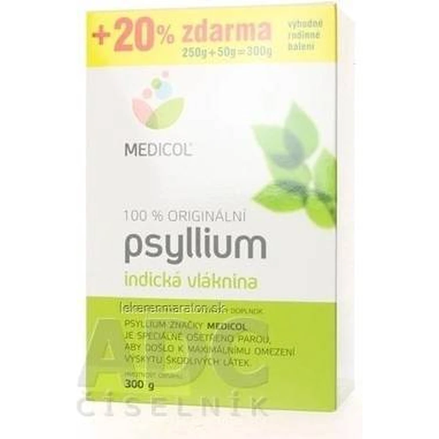 topnatur PSYLLIUM FIBER коробка 1×300 г, дієтична добавка: ціни та характеристики