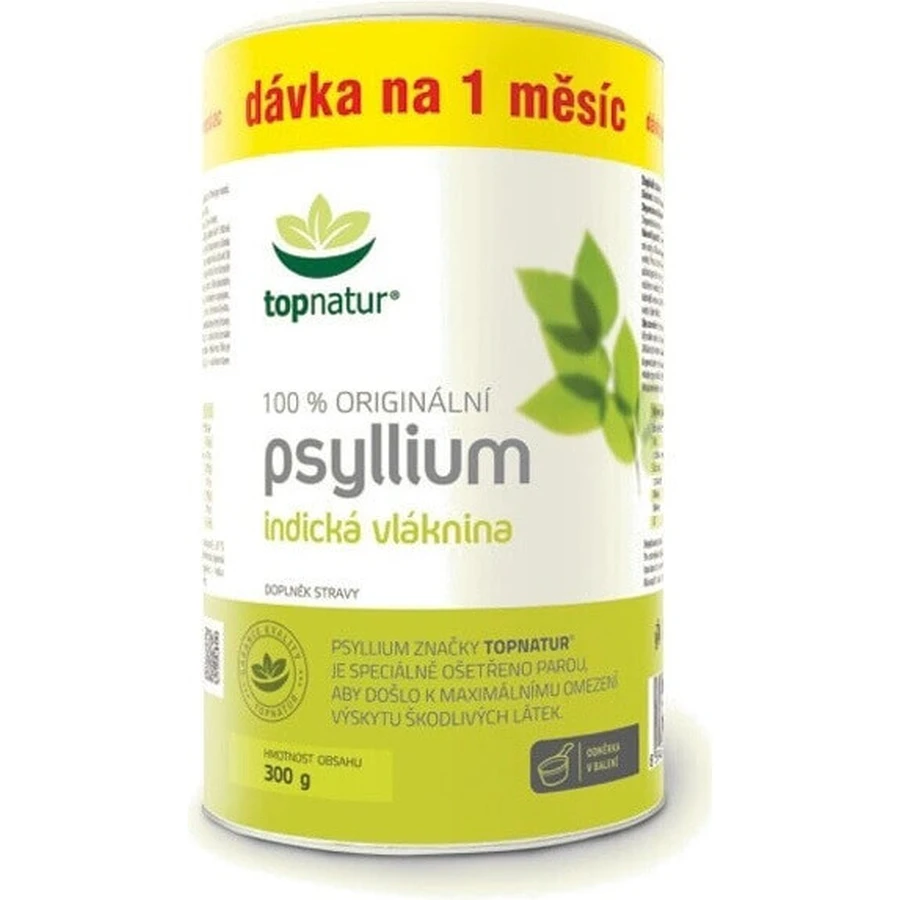 topnatur PSYLLIUM FIBER коробка 1×300 г, дієтична добавка: ціни та характеристики