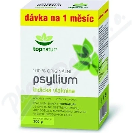 topnatur PSYLLIUM FIBER коробка 1×300 г, дієтична добавка: ціни та характеристики