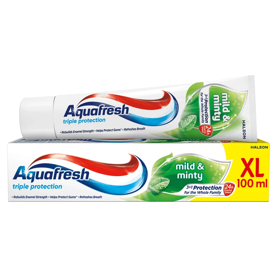 Зубна паста Aquafresh М'яка та м'ятна, 100 мл: ціни та характеристики