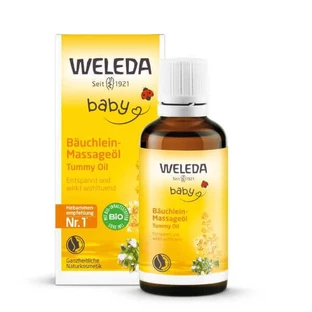 Заспокійлива олія для дитячого животика, 50 мл, Weleda Baby