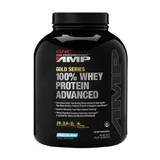 Gnc Amp Gold Series 100% Whey Protein Advanced, сироватковий протеїн, зі смаком ванілі, 2227,5 г