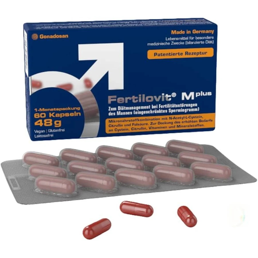 Фертиловит М Плюс Gonadosan Fertilovit M Plus, 60 капсул: цены и характеристики