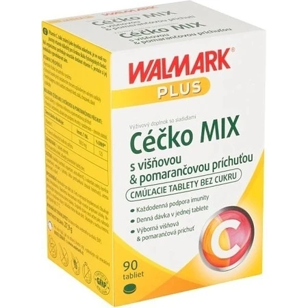 WALMARK Céko MIX 1×90 табл, витамин С, (апельсин+витамин): цены и характеристики