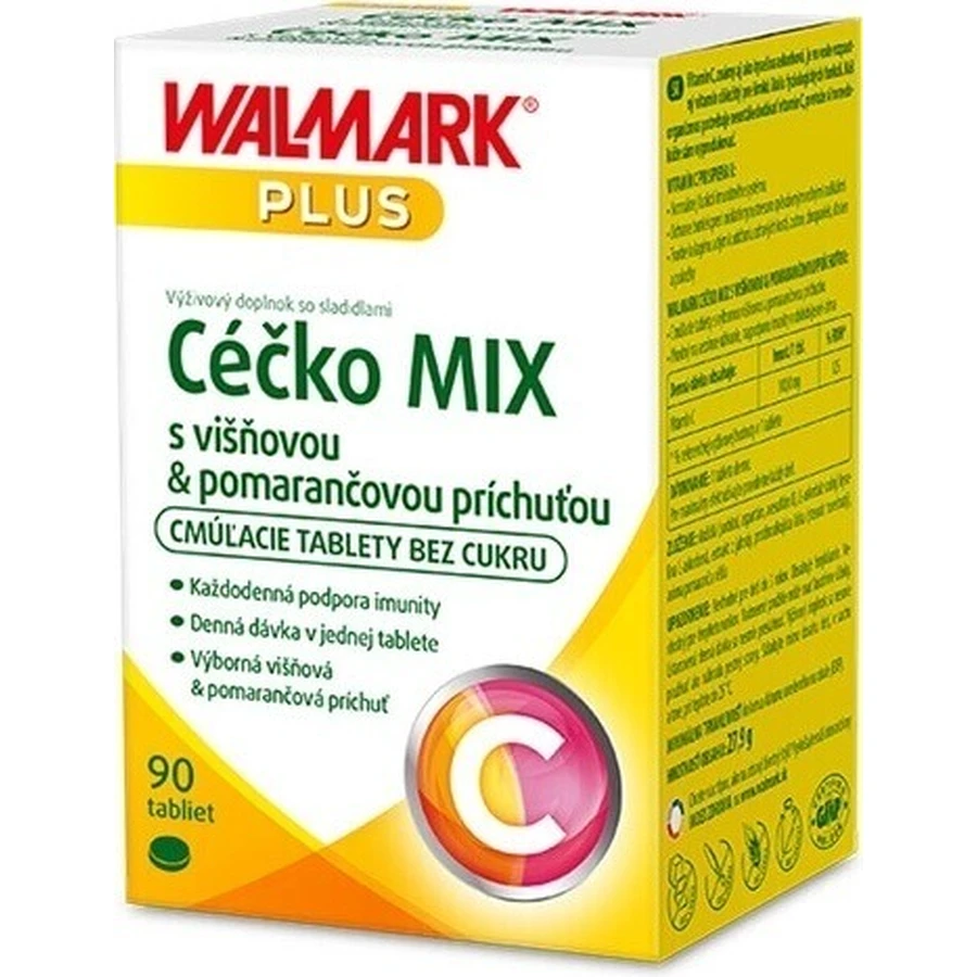 WALMARK Céko MIX 1×90 табл, витамин С, (апельсин+витамин): цены и характеристики