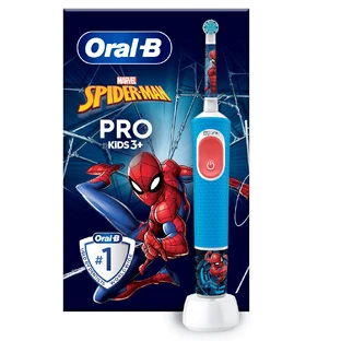 Електрична зубна щітка Vitality Pro Kids Spider-Man, для дітей 3+ років, Oral-B