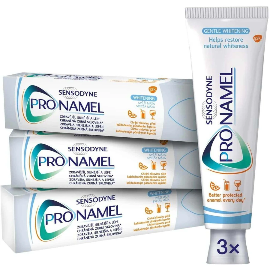 Sensodyne Pronamel Whitening зубная паста 3 x 75 мл: цены и характеристики