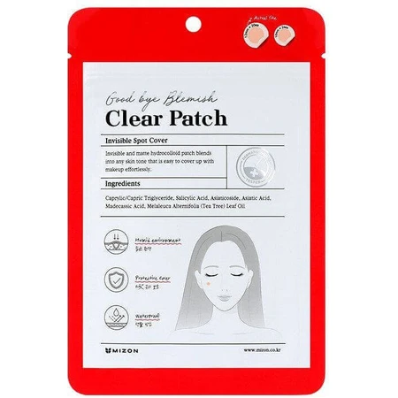 Mizon Goog Bye Blemish Clear Patch, прозрачные патчи для проблемной кожи 44 шт.: цены и характеристики
