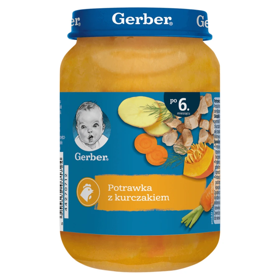 Обід Gerber, курка з овочами, після 6 місяців, 190 г: ціни та характеристики