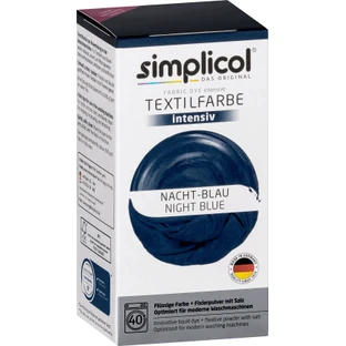 Інтенсивна фарба для текстилю Simplicol темно-синя, 550 г