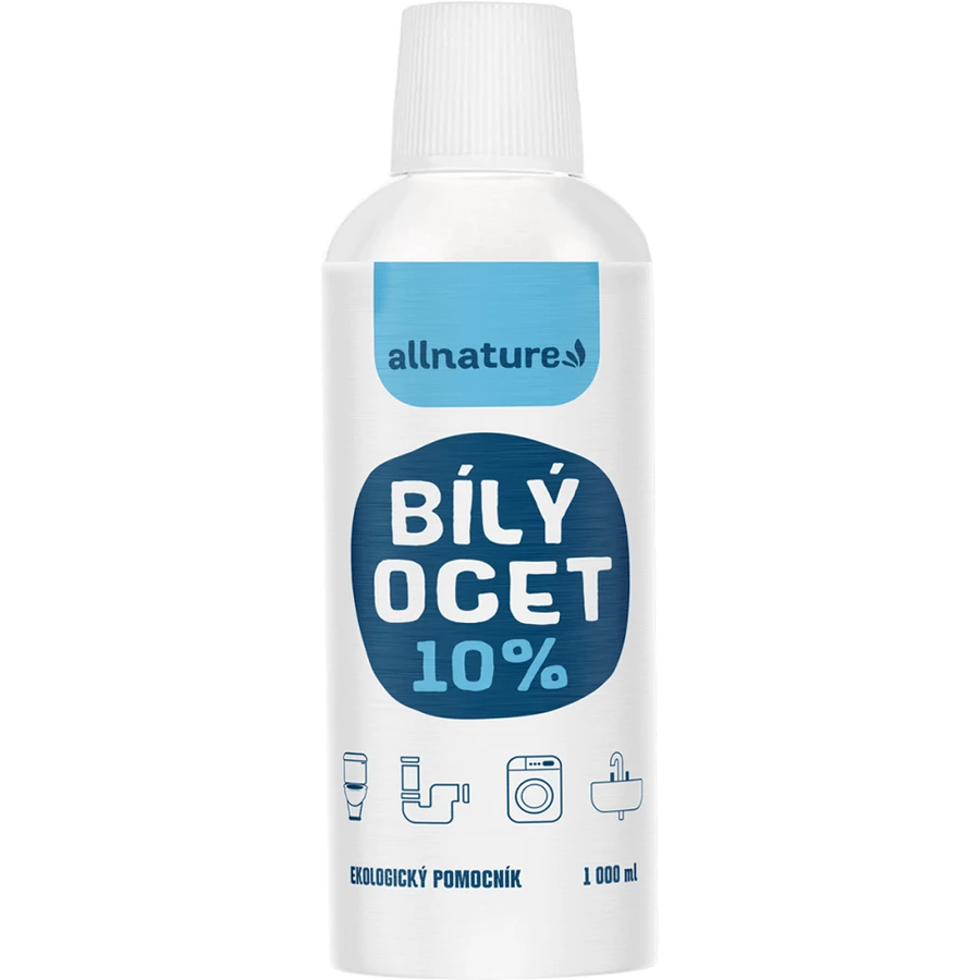 Білий оцет Allnature 10% 1000 мл: ціни та характеристики