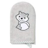Бамбукова рукавиця для ванни, сіра, Babyono