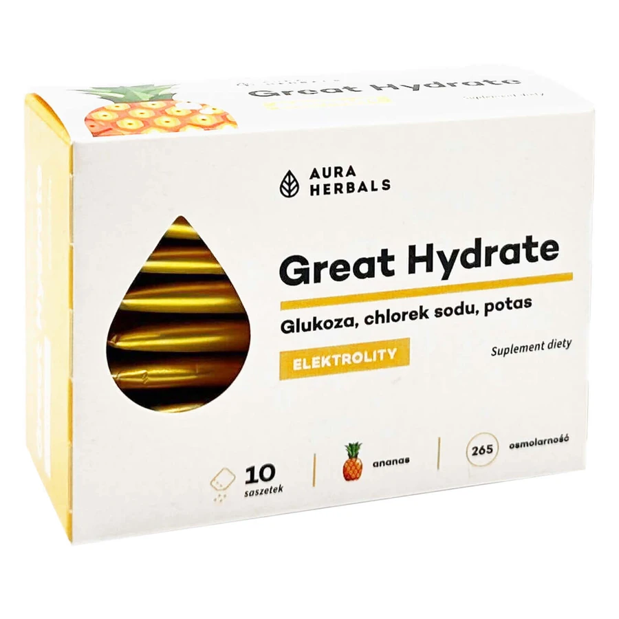 Aura Herbals Great Hydrate, ананас, 10 пакетиков: цены и характеристики
