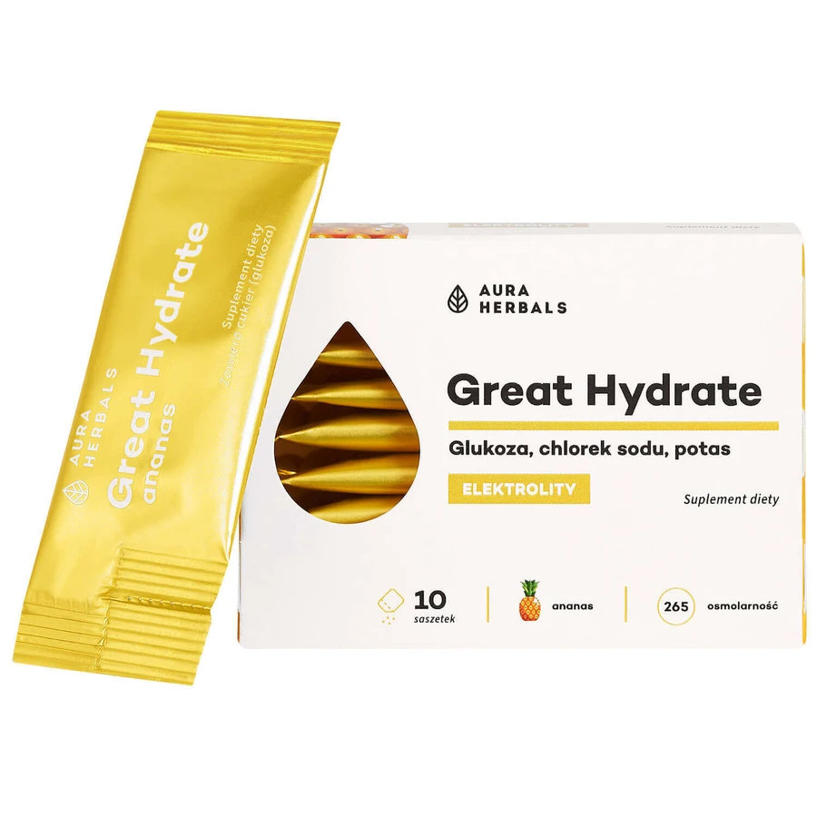 Aura Herbals Great Hydrate, ананас, 10 пакетиков: цены и характеристики