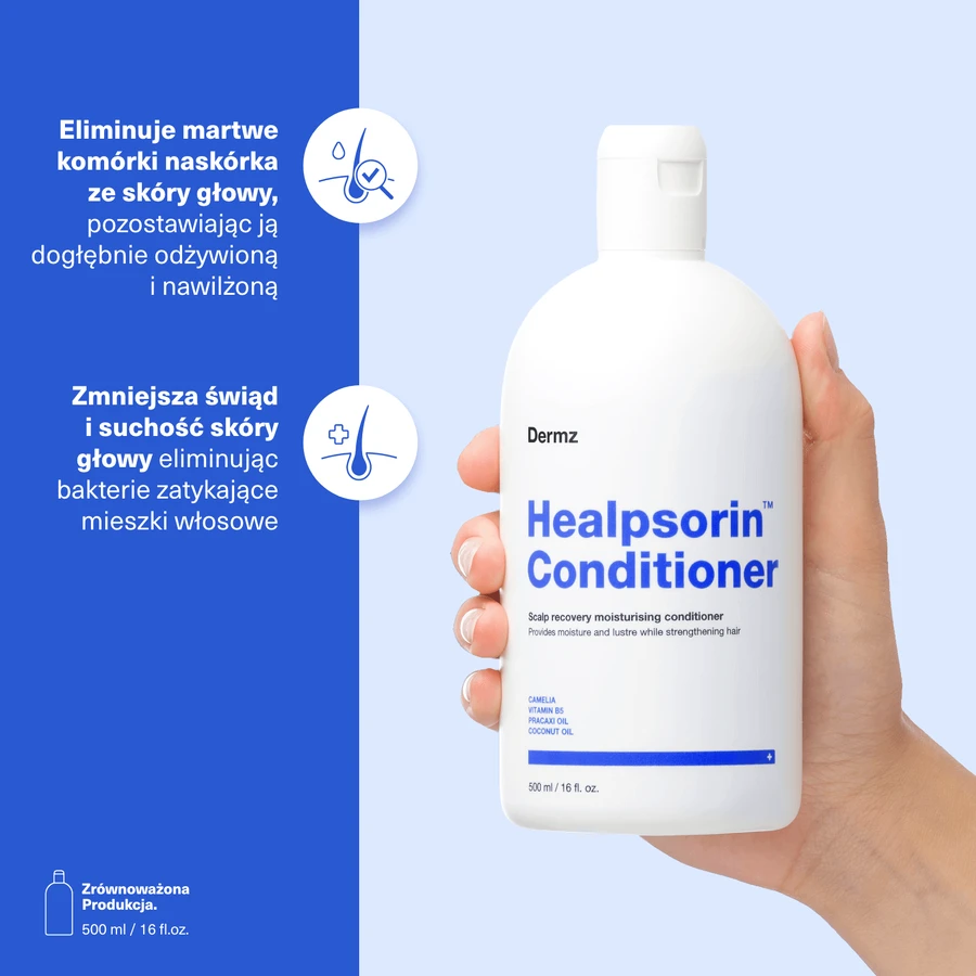 Healpsorin, відновлюючий кондиціонер для волосся, 500 мл: ціни та характеристики
