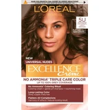 Loreal Paris EXCELLENCE CREME Перманентный цвет 5U светло-коричневый, 1 шт.