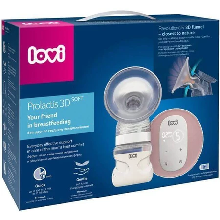 LOVI Двухфазный электрический молокоотсос Prolactis 3D soft: цены и характеристики