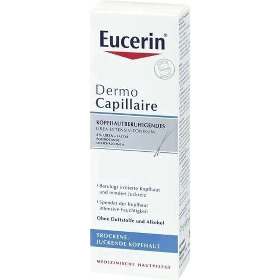 Eucerin DermoCapillaire 5% сечовина тонік 1×100 мл, для сухої шкіри голови: ціни та характеристики