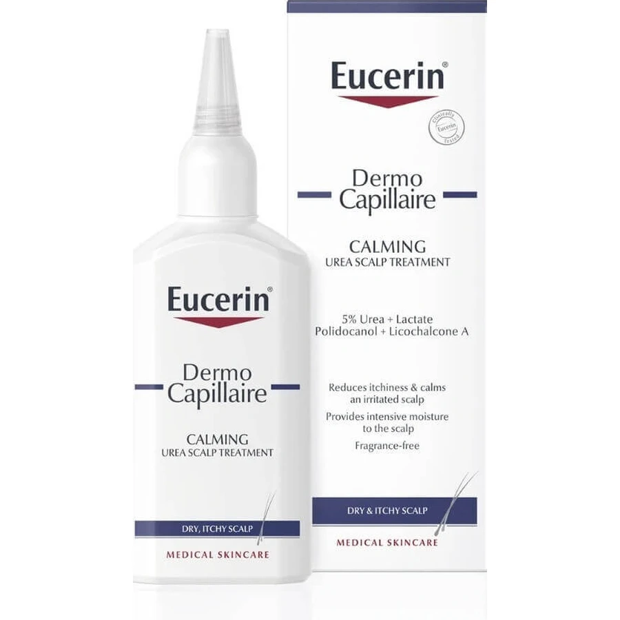 Eucerin DermoCapillaire 5% сечовина тонік 1×100 мл, для сухої шкіри голови: ціни та характеристики