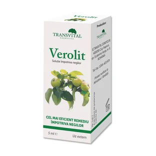 Розчин проти бородавок Вероліт, 5 мл, Transvital