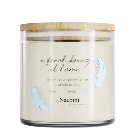 Nacomi Fragrances, соєвий вінок, ароматизатор, Свіжий вітерець вдома, 450 г: ціни та характеристики