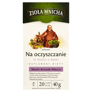 Herbapol Zioa Mnicha Na Oczyszczanie, фіточай, 2 г х 20 пакетиків