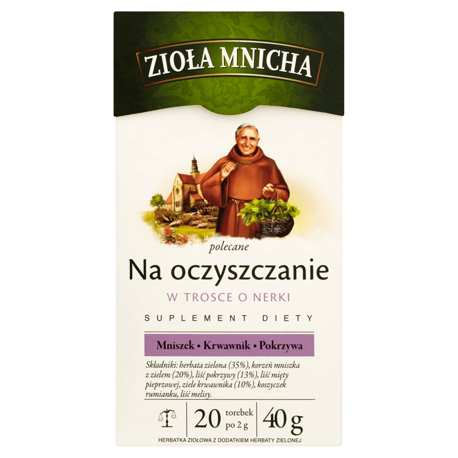Herbapol Zioa Mnicha Na Oczyszczanie, фіточай, 2 г х 20 пакетиків: ціни та характеристики