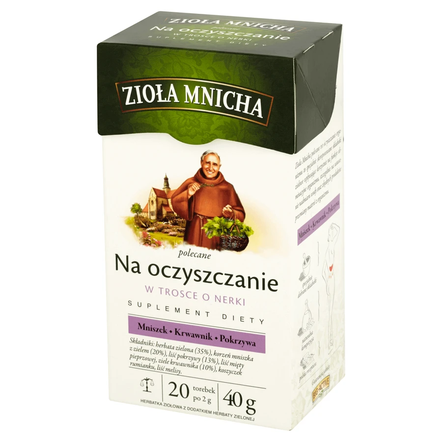 Herbapol Zioa Mnicha Na Oczyszczanie, фіточай, 2 г х 20 пакетиків: ціни та характеристики