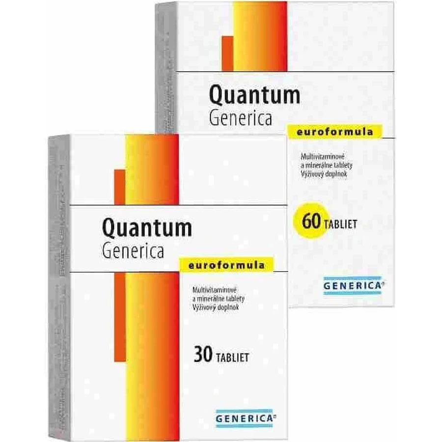 GENERICA Quantum Euroformula 1×60 табл, пищевая добавка: цены и характеристики