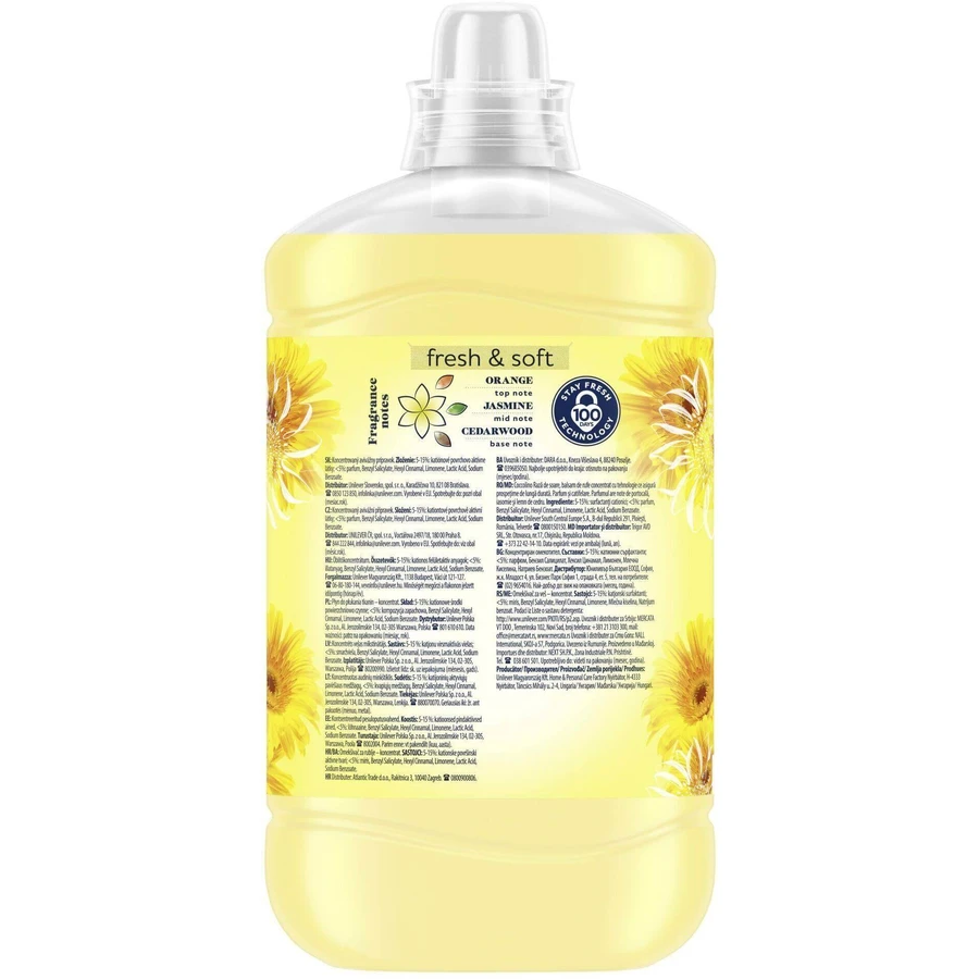 Coccolino avivá Happy yellow 1.7 л: цены и характеристики