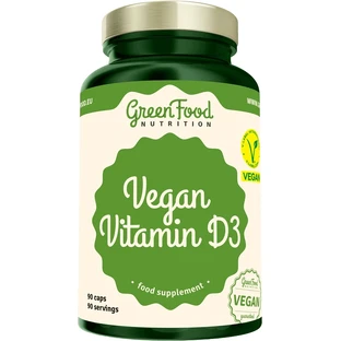 GreenFood Nutrition Веганский витамин D3, 90 капсул