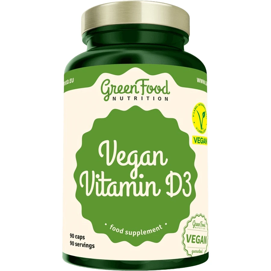 GreenFood Nutrition Веганский витамин D3, 90 капсул: цены и характеристики