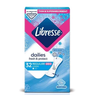 Ежедневное впитывающее средство Normal Deo, 32 штуки, Libresse
