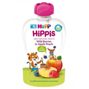 HiPP BIO 100% фрукти Яблуко-Персик-Лісовий фрукт 100 г