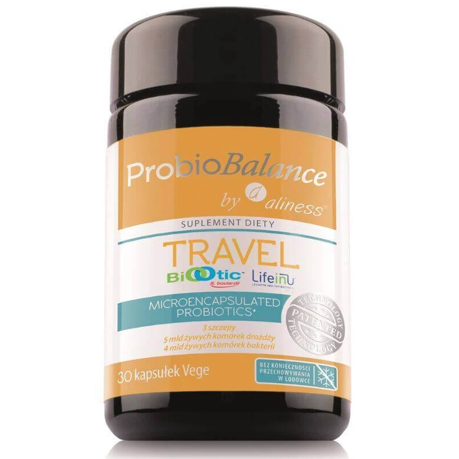 ПробиоБаланс Aliness ProbioBalance Travel, 30 вегетерианских капсул: цены и характеристики
