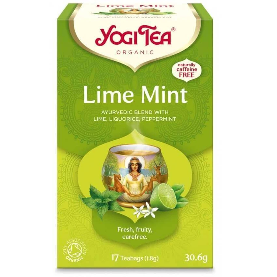 Чай с мятой и лаймом, 17 пакетиков, Yogi Tea: цены и характеристики