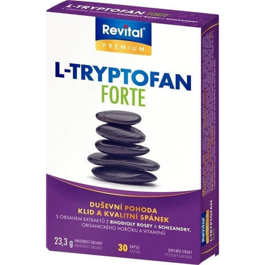 ВИТАР L-ТРИПТОФАН ФОРТЕ 1×30 капс, пищевая добавка: цены и характеристики