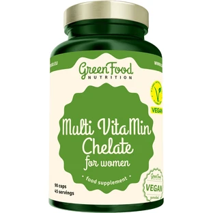 GreenFood Nutrition Multi VitaMin Chelate для женщин 90 капсул