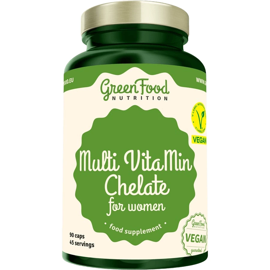 GreenFood Nutrition Multi VitaMin Chelate для женщин 90 капсул: цены и характеристики